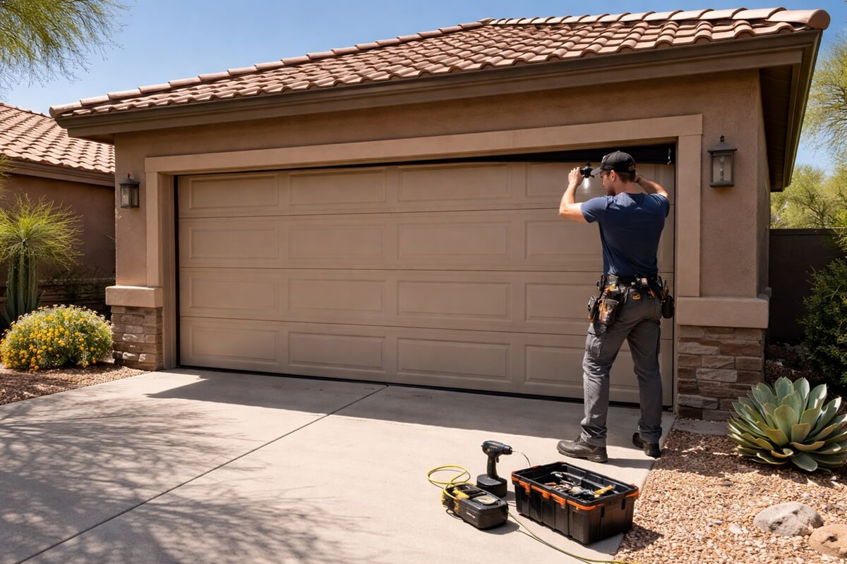 When a garage door wont open